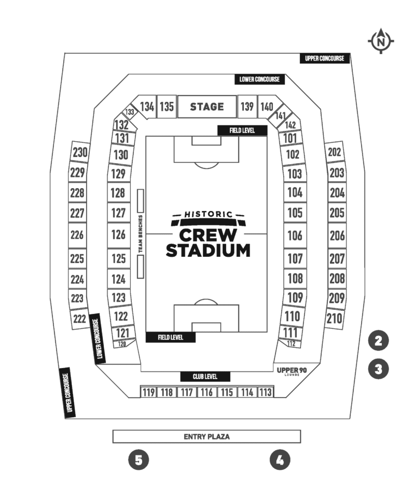 Stadium Maps Historic Crew Stadium